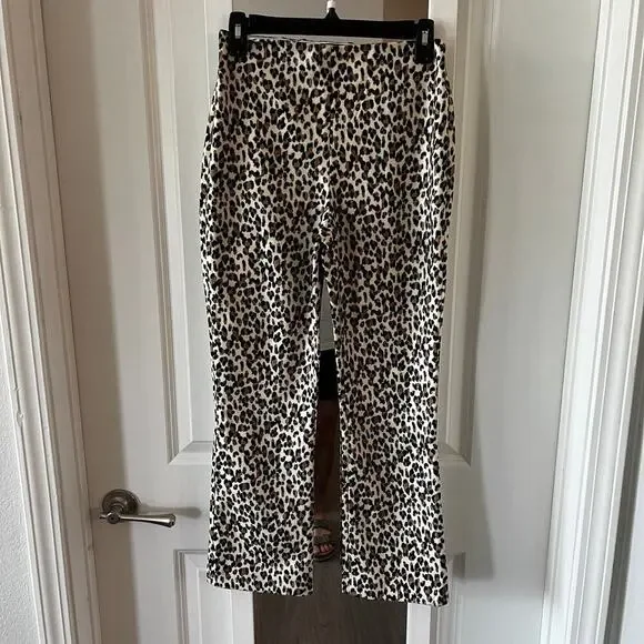 B137 Tuckernuck Ashford Pull On Pants Size Small Color Cream Brown - Picture 2 of 6